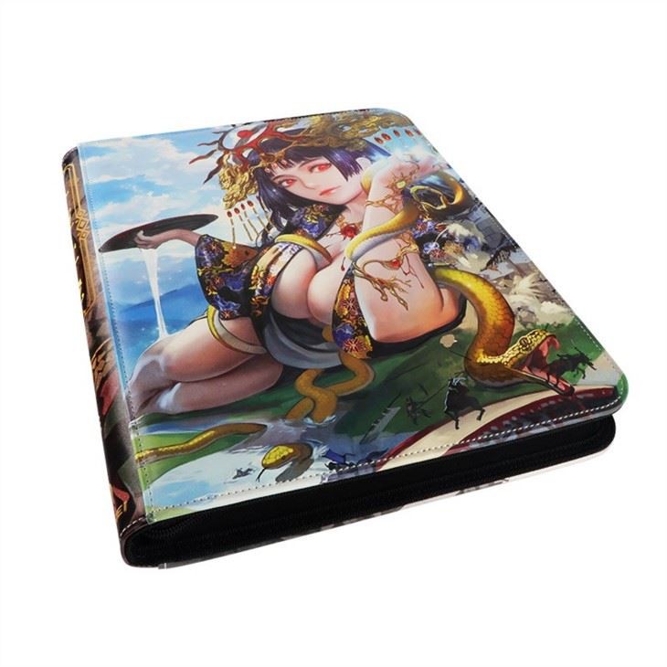 Card Zipper Binder Card Holder Collector 9 Pocket